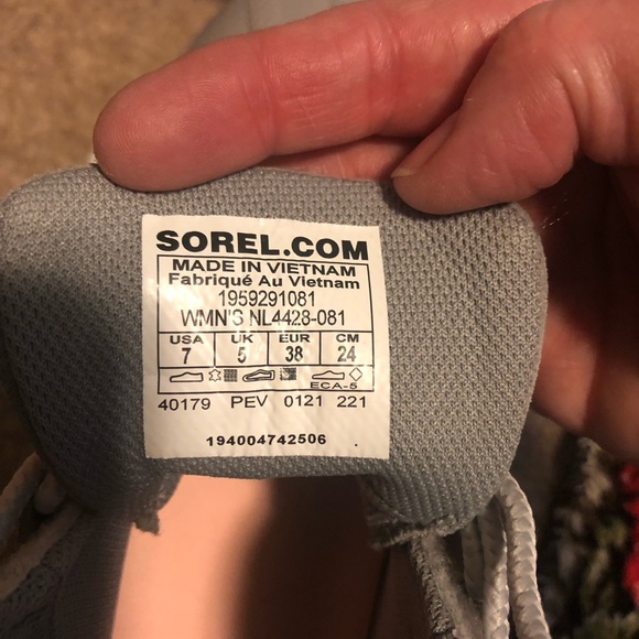 NEW!!Sorel Women's Out 'N About III Classic Duck Boots, Sz 7, Off-White/grey - Picture 7 of 8